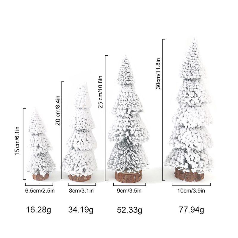 15-30cm 1Pc Christmas Decoration Xmas Tree Small Cedar Pine for Home Room Decoration Party New Year Gifts 2025 Navidad Ornaments