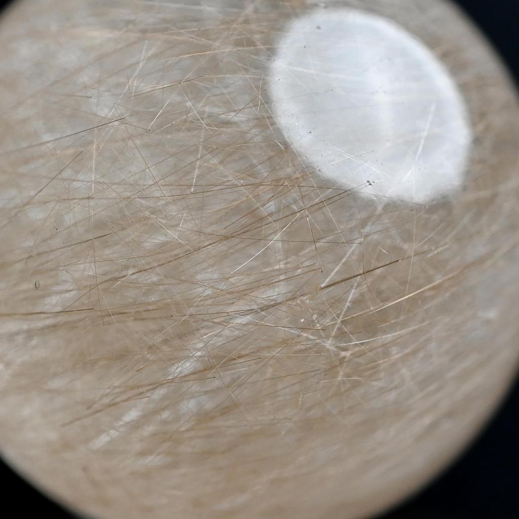 Eigado Rutilkvarts Guld Naturlig Naturlig Kraft Lycka till i och Övergripande Bra Sfär, Rutilerad, 39 mm, Kvarts, Sten, Rutil, Sten, Arbete, Pengar,