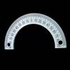 Semicircular Stainless Steel Dial Positioning Hole Protractor Ruler Angle 180 Dial 60MM 80MM 120M 240MM Measurement Tools