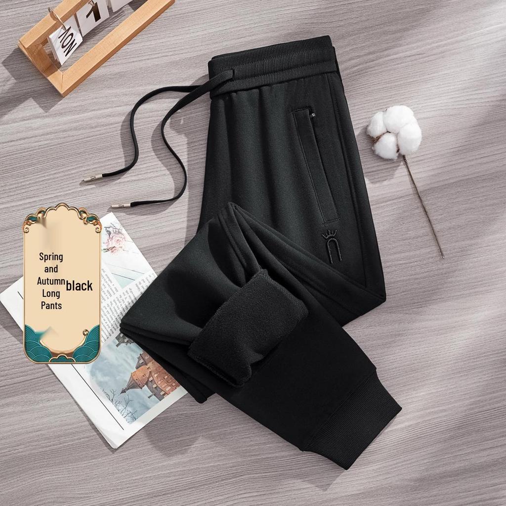 GAGN Women's Slim-Fit Apricot Sweatpants - Heavy Cotton, Spring/Autumn 2025 Collection