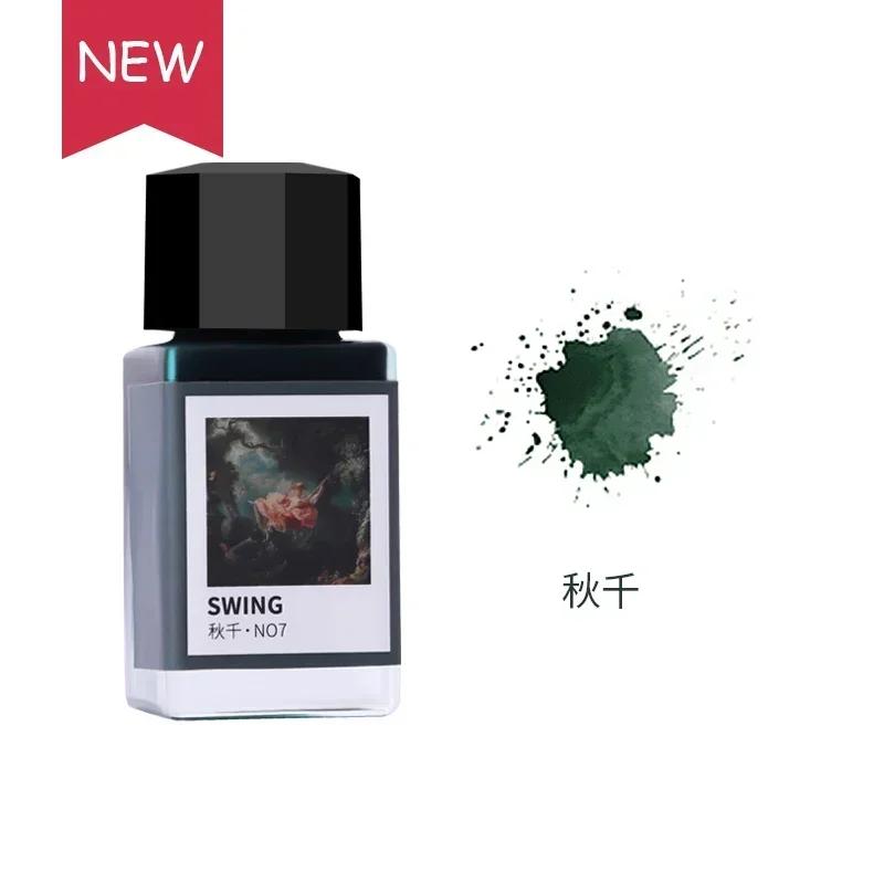 Tramol 30 Colors 18ml Fountain Pen Ink Glass Bottled Refilling Inks Cartridge School Office Ink Supplies Stationery PK JINHAO