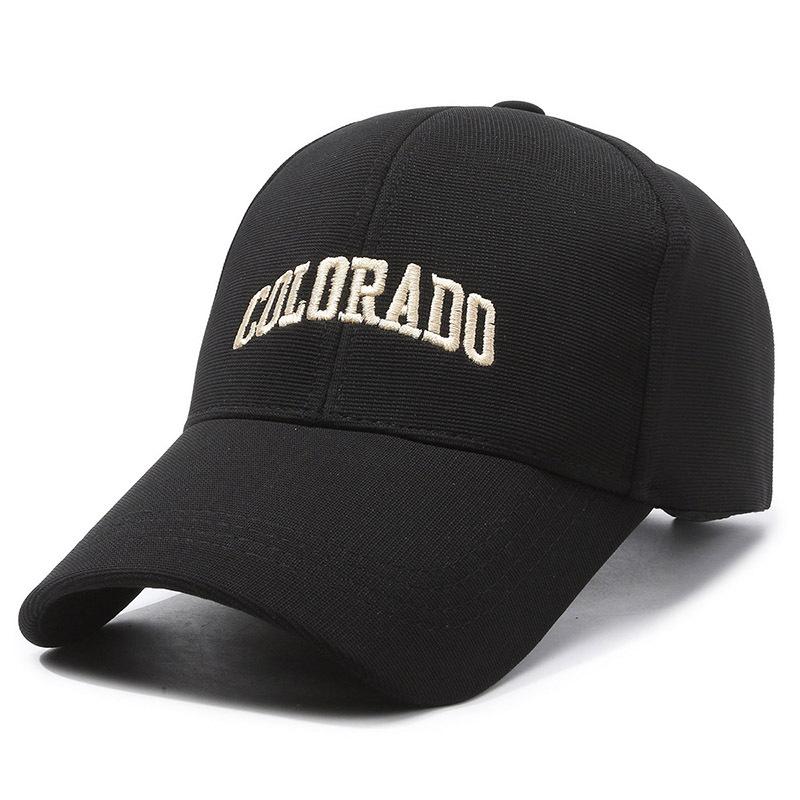 

Мужская и женская кепка с длинными полями на весну и осень, бейсболка с вышивкой и зонтиком для рыбалки, солнцезащитная кепка для рыбалки золотой/чёрный