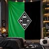 Wall Hanging Tapestry Borussia Mönchengladbach Print Cloth for Living Room Bedroom Home Decor