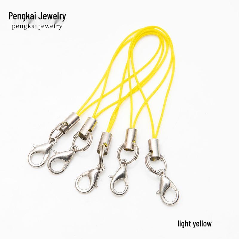 DIY šperky doplňky: 303 Karabina s dvojitým kroužkem šňůrka na mobilní telefon