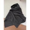 Women High Collar Knitted Neck Warmer Winter Open Front Cowl Scarf Fashion Layered Cape Neck Wrap Warm Knit Snood