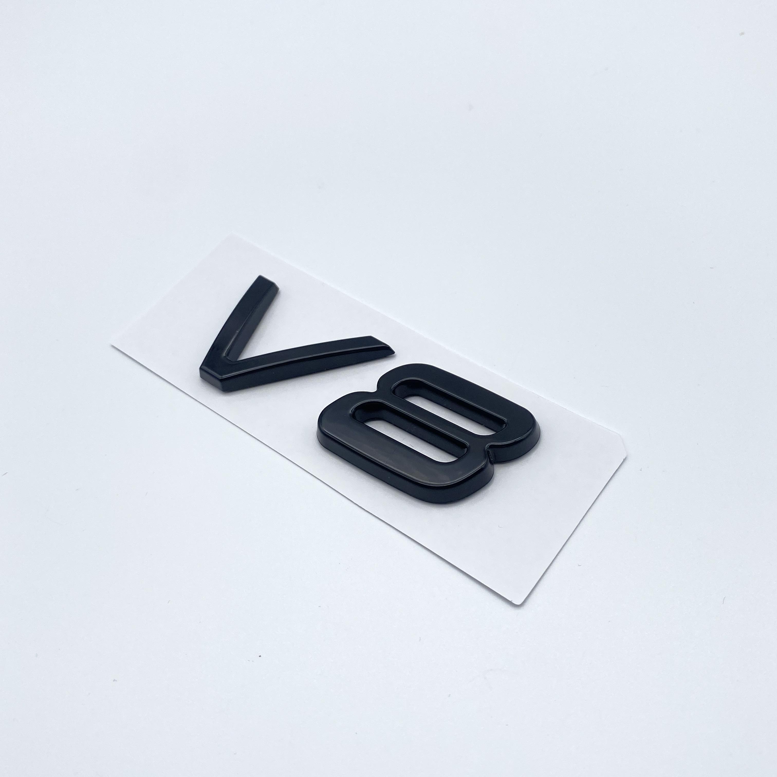 Glossy Black ABS Emblem for VOLVO XC90 T5 T6 B5 B6 V8 AWD Series Car Rear Trunk Letters Badge Sticker Accessories