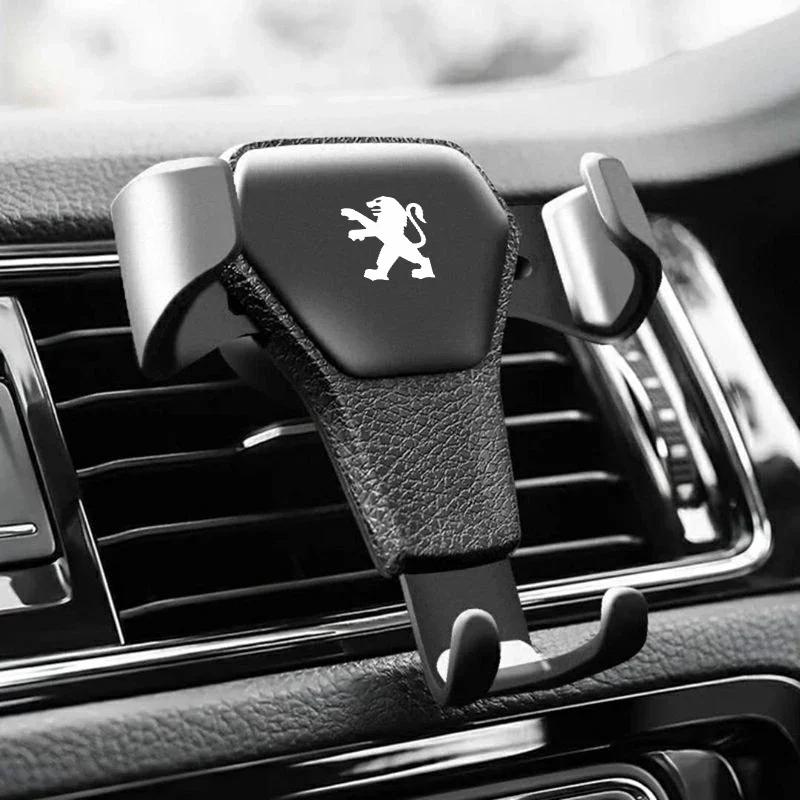 For Peugeot Car Phone Holder Air Vent Clip Mount GPS Mobile Phone Stand Holder For Peugeot 206 207 307 3008 2008 308 407 408 508