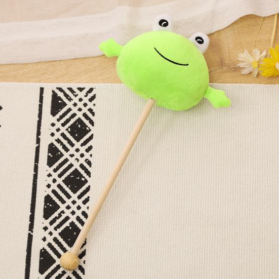 Plush Massage Stick Cute Cartoon Animal Head Plush Toy Manual Slapping Massage Tool Shoulder Back Knock Stick Hammer Children Gift