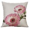 Vintage Flower Cotton Linen Cushion Cover Soft Decorative Pillow Case For Home Comfort
