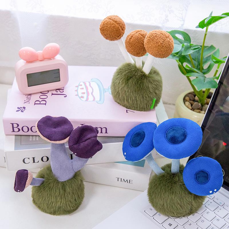 New Table Companion Wild Mushroom Ornaments: Potted Plants & Plush Toys - Personalized Gifts