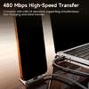 Zincs Alloy Type C Charging Cable 240W Output With Flexible 1.5m Length For Convenience