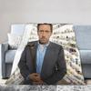 House MD Dr Gregory House Fashion Blanket Cozy Soft  Throw Fashion Blankets for Bed  Multi-size Quilt