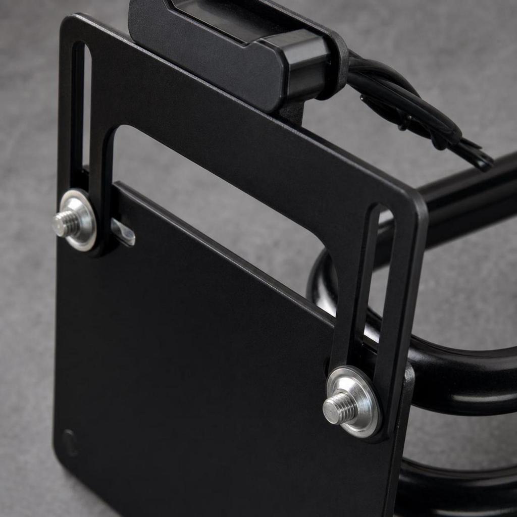 Rear Number Plate Bracket Glossy Motorcycle Custom