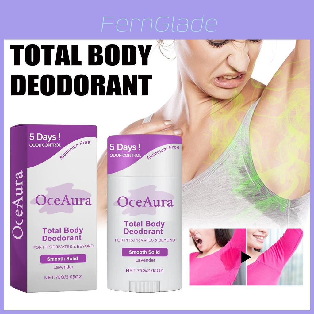 Oceaura Lavender Body Deodorant Stick For Fresh Clean Feeling And Odor Control