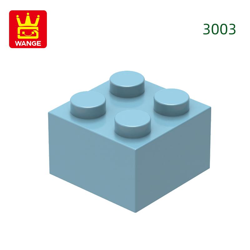 Non-Toxic 77Pcs/Lot 3003 2X2 High 4-Hole Building Blocks Moc Color Parts Compatible With Bricks Diy Children Toy Assembly Gift Box