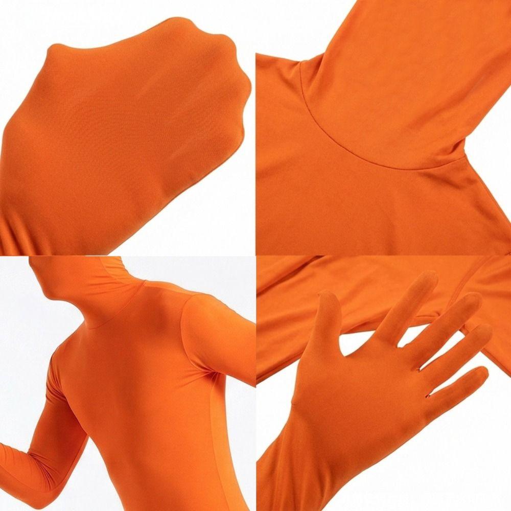 Mantello dell'invisibilità Bambino Adulto Zentai Tuta Intera Body aderente Tuta Integrale Costumi Cosplay