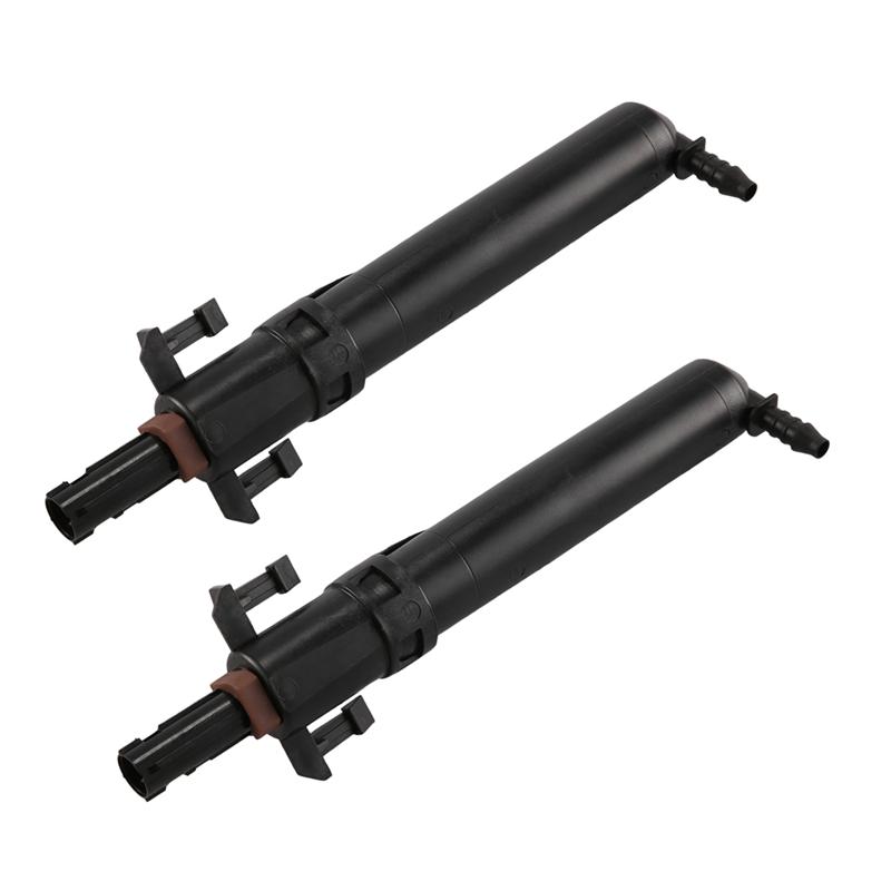 2Pcs Front Headlight Cleaning Washer Nozzle 6438P1 6438F3 For 307 207 607 Citroen C4 C5 Headlamp Wiper Jet