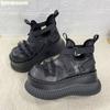 Fashion Gothic Punk Style Ankle Boots 8Cm Thick-Soled Short Boots for Women 2025 New Rock High-Top Shoes Sweet Cool Big-Headed Shoes