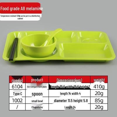 Melamine Divided Canteen Plate Set