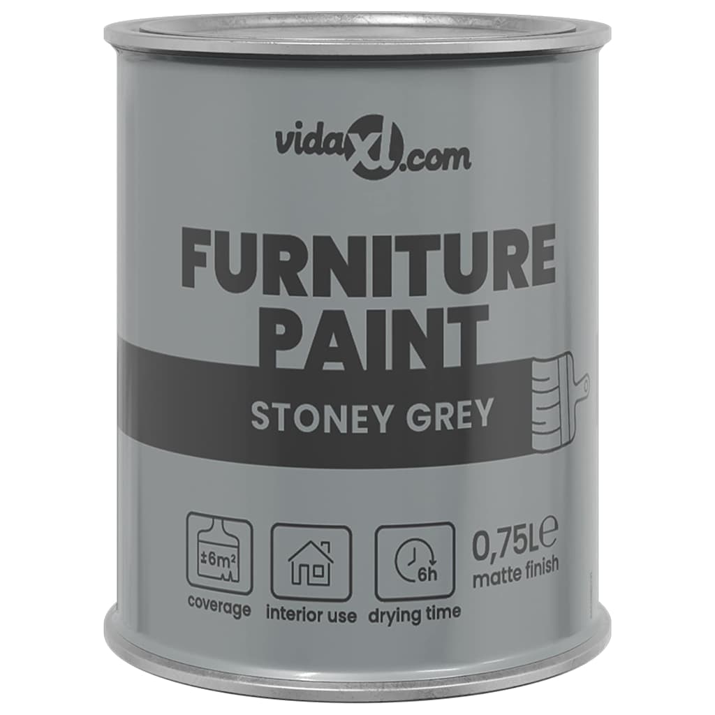 Furniture Paint Gray 0.75 L Wall Print