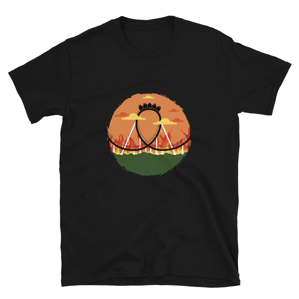 

Roller Coaster Thrill Ride T-Shirt S