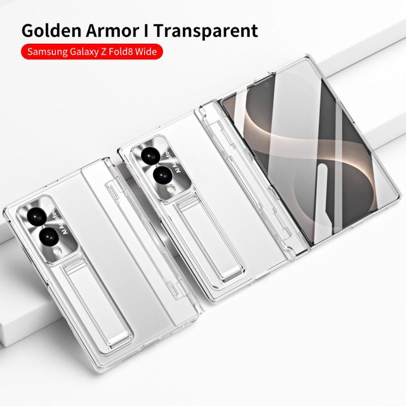 Galaxy Z Fold 8 Ultra Case With Smooth Hinge Design Electroplated Pen Slot Shockproof PC Cover Daily Use