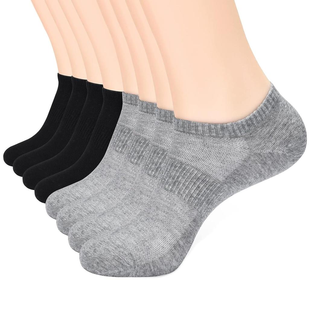 Socks Women's Thin Athletic Running No Show Low Cut Lightweight Socks 8-Pairs