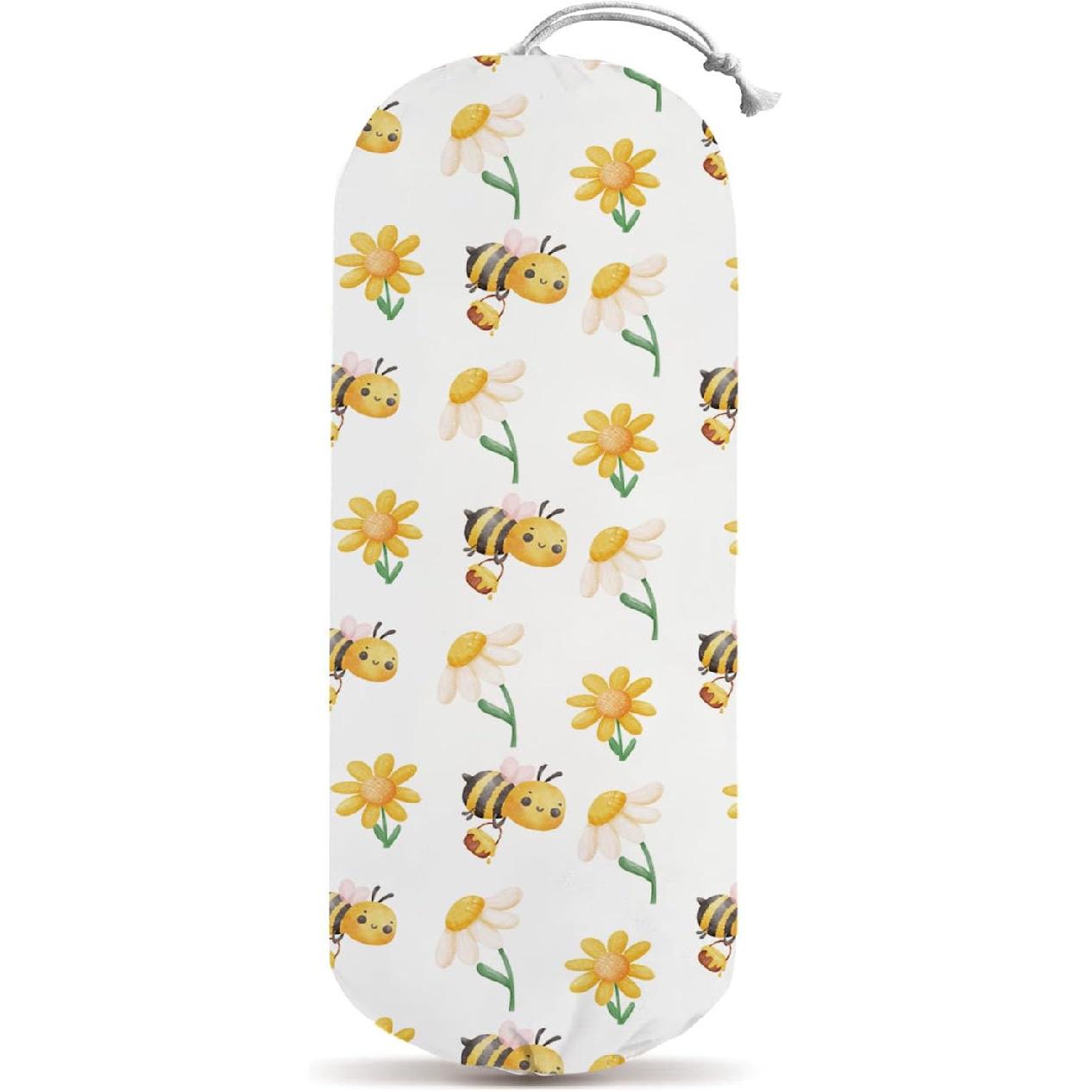 Cute Plastic Bag Holder,Grocery Bag Holder,Shopping Trash Bags for Home Kitchen Pantry Decor,Gift For The Preferred Family And Friends.(Bee) Bee