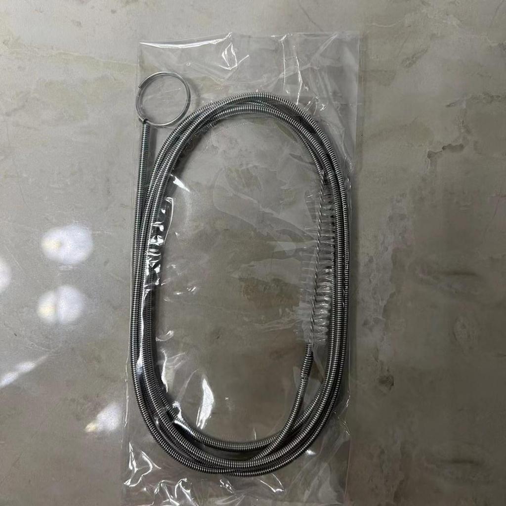 Galvanized Spring Tube Refrigerator and Freezer Drain Cleaner Tool