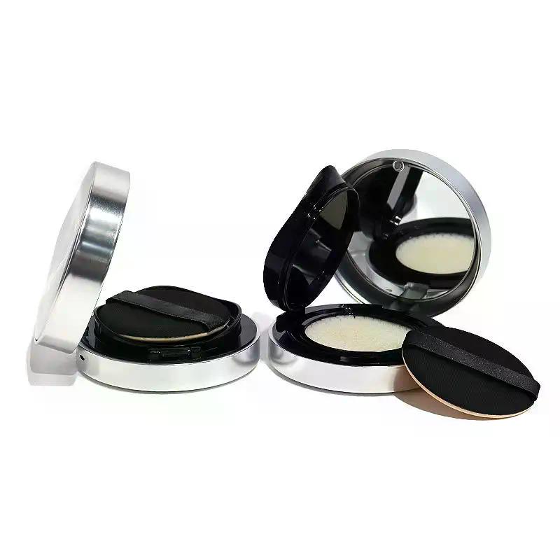 Empty Air Cushion Puff Box Portable Cosmetic Makeup Case Container With Powder Sponge Mirror For Filling BB Cream Foundation