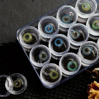 Compartment Organizer for Nail Art Supplies, Rhinestones, Beads, Nail Jewelry Container Box,contact Lens Cases