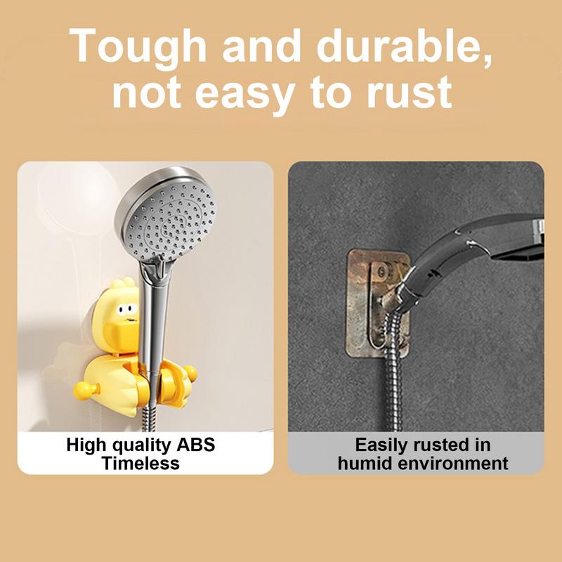 Cartoon Shower Head Holder Suction Cup Shower Head 70 Degree Adjustable Shower Holder Suitable For Family And Children