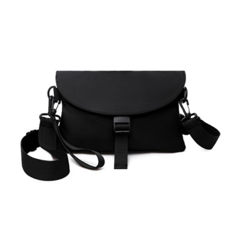 

Простая многофункциональная сумка через плечо - Регулируемый ремешок, повседневная нагрудная сумка и сумка через плечо для студентов и ежедневного использования чёрный