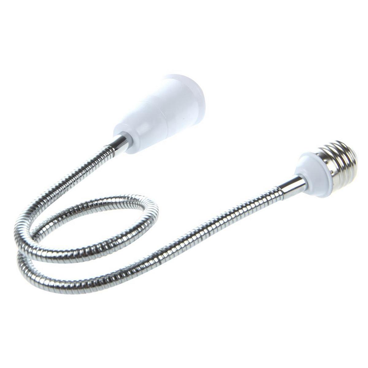 

BAAU 3X E27 to E27 Light Lamp Bulb Flexible Extension Adaptor Converter (White,60cm) NONE