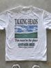 Talking Heads Grafik T-Shirt This Must Be The Place Lyric Tee 70er Jahre Rock Inspiriertes Shirt