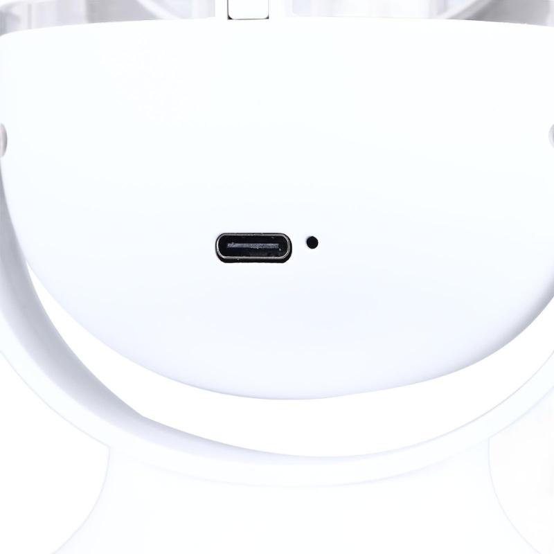 Desktop Tower Fan USB Powered 5 Speed Adjustable Brushless Desk Fan with LED Display Quiet Table Cooling Fan for Home