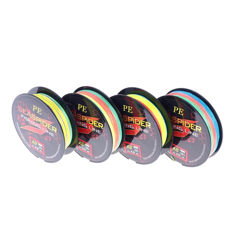Long-Lasting 8 Strands PE Fishing Line 100M Superior Strength for Heavy Baits