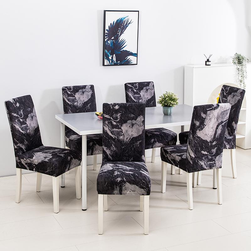 Dining Room Chair Covers Set Of 1/2/4/6Pieces, Removable Washable Chair Covers For Dining Chairs Stretch Parson Chair Slipcover