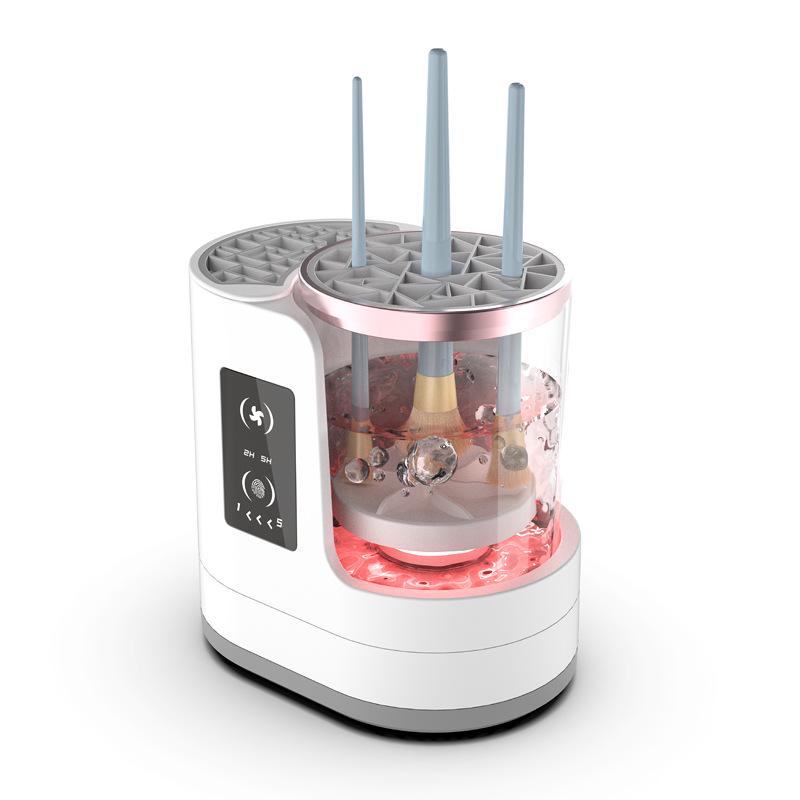 Electric Makeup Brush Cleaner & Dryer: All-in-One Tool for Safe, Automatic Cleansing Without Bristle Damage