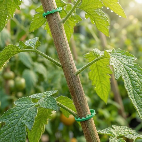 Adjustable Plant Fixing Buckles Reusable Plant Fixing Clips Plastic Plant Vine Clips Stem Support