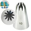#1B#1C#1E#1G Edelstahl Spritztüllen 1/4 Stück Sahnetüllen Cupcake Gebäck Süßwaren Zubehör Kuchen Dekoration Werkzeuge