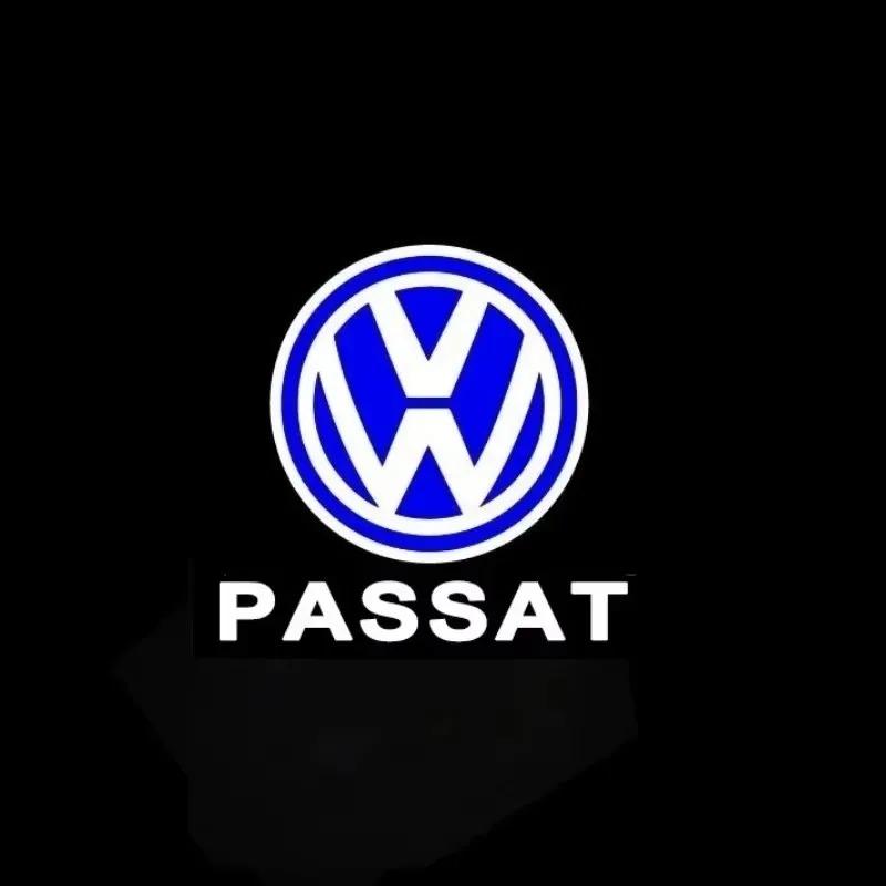 2PCS LED Wireless Laser Projector Car Door Welcome Lamps Logo Night Light for Volkswagen VW Beetle Golf Bora Lavida Touran CaddyKD4