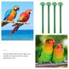 10Pcs Plastic Bird Perch Station Rod Standing Stick Cage Accessory Random Eco Friendly Durable Parrot Stand For Cage