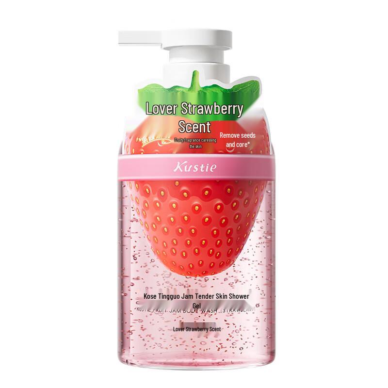 Kustie Strawberry Jam Shower Gel