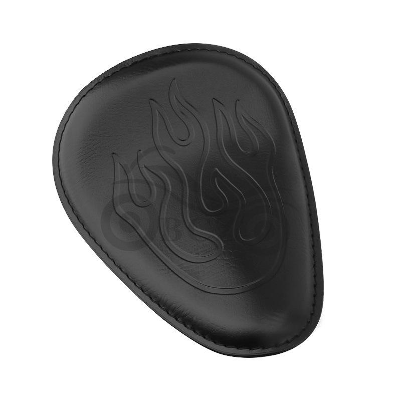 Harley Cruiser Retro Leather Spring Seat Cushion for Motorcycle Chopper Bobber