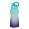 Sport Water Bottle 2000ml Outdoor Drinking Bottle Straw Portable Travel Tea Cup