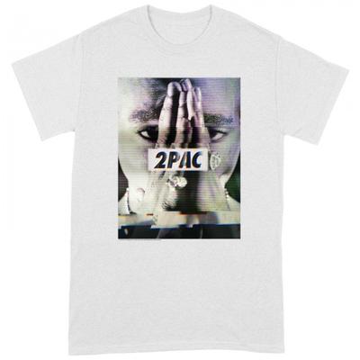 Tupac Shakur Unisex-Erwachsene Transmit Baumwoll-T-Shirt