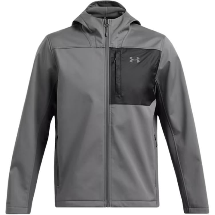 Under Armour Storm ColdGear Infrared Shield 2.0 Hooded Jacket Men Gray 1371587-025 XL