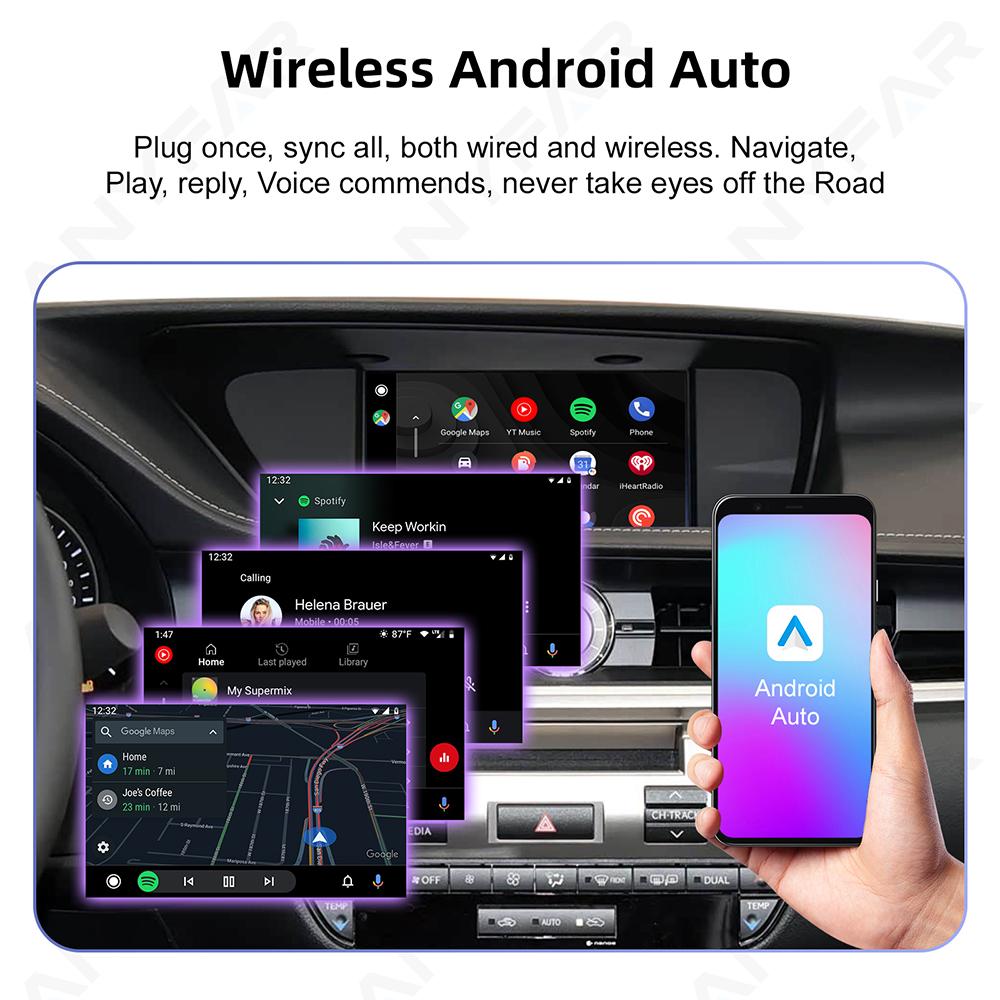 Wireless CarPlay For Lexus ES/NX/IS/RX/CT 2014-2017 with Android Auto Interface Car Play Navigation