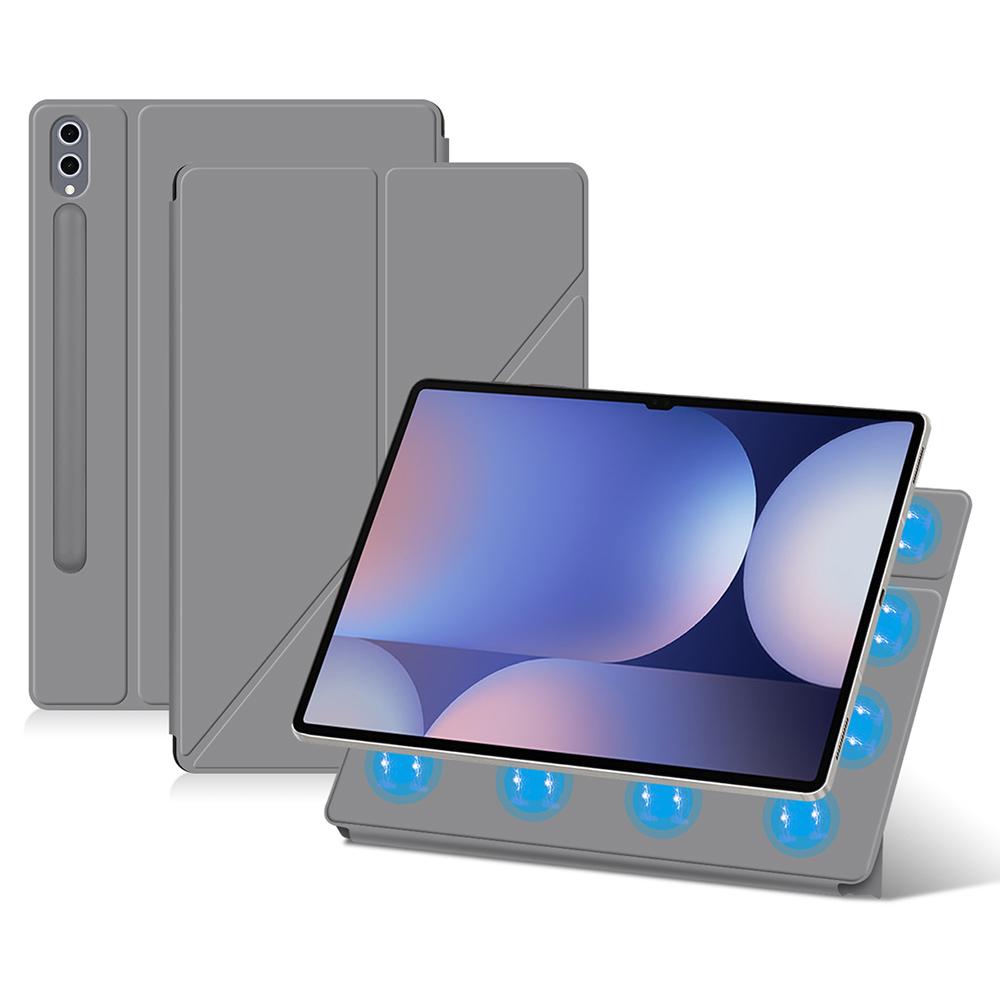 

Для Samsung Galaxy Tab S10 Ultra/S9 Ultra Чехол Подставка-оригами ПУ кожа Магнитная обложка для планшета A